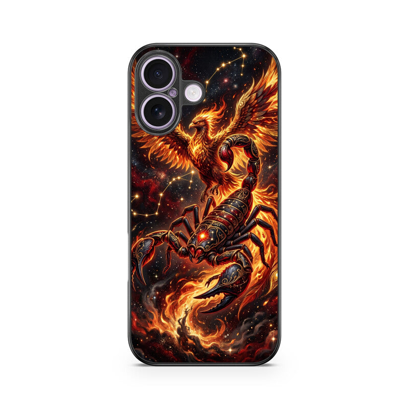 Gizmia – Designer iPhone Cases India | Artistic Covers from ₹399 - Scorpio iPhone Case – Dark Phoenix Tempered Glass Cover | Gizmia