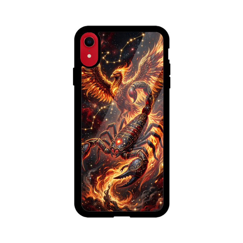Gizmia – Designer iPhone Cases India | Artistic Covers from ₹399 - Scorpio iPhone Case – Dark Phoenix Tempered Glass Cover | Gizmia
