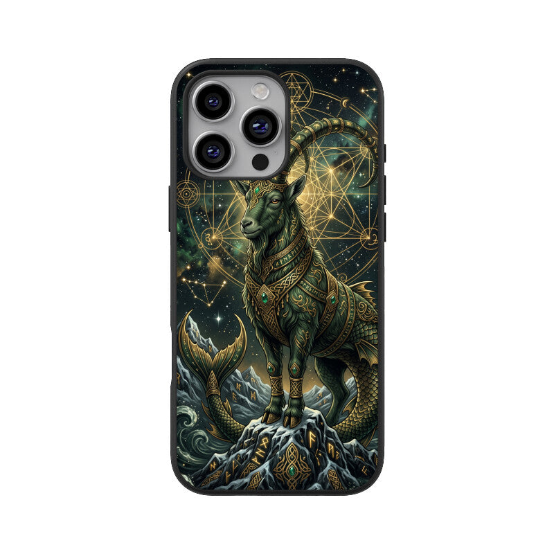 Capricorn iPhone Case – Mountain King Tempered Glass Cover | Gizmia