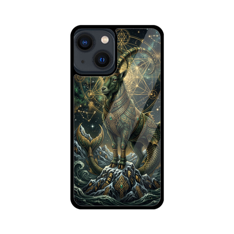 Capricorn iPhone Case – Mountain King Tempered Glass Cover | Gizmia
