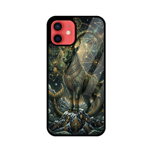 Capricorn iPhone Case – Mountain King Tempered Glass Cover | Gizmia