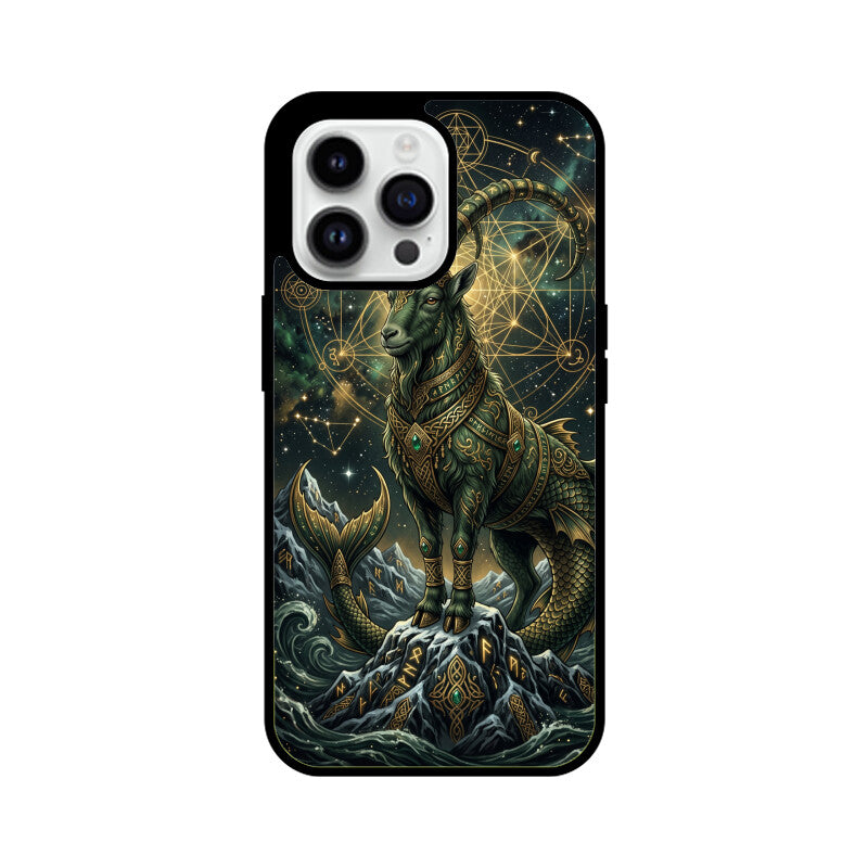 Capricorn iPhone Case – Mountain King Tempered Glass Cover | Gizmia