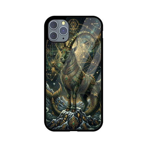 Capricorn iPhone Case – Mountain King Tempered Glass Cover | Gizmia