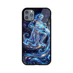 Aquarius iPhone Case – Water Bearer Tempered Glass Cover | Gizmia