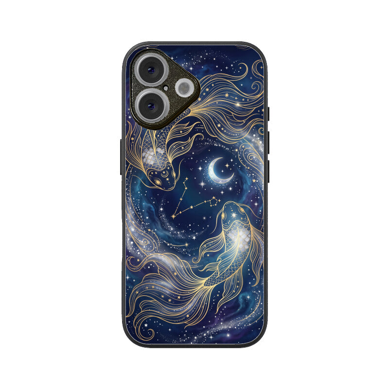 Pisces iPhone Case – Twin Fish Tempered Glass Cover | Gizmia