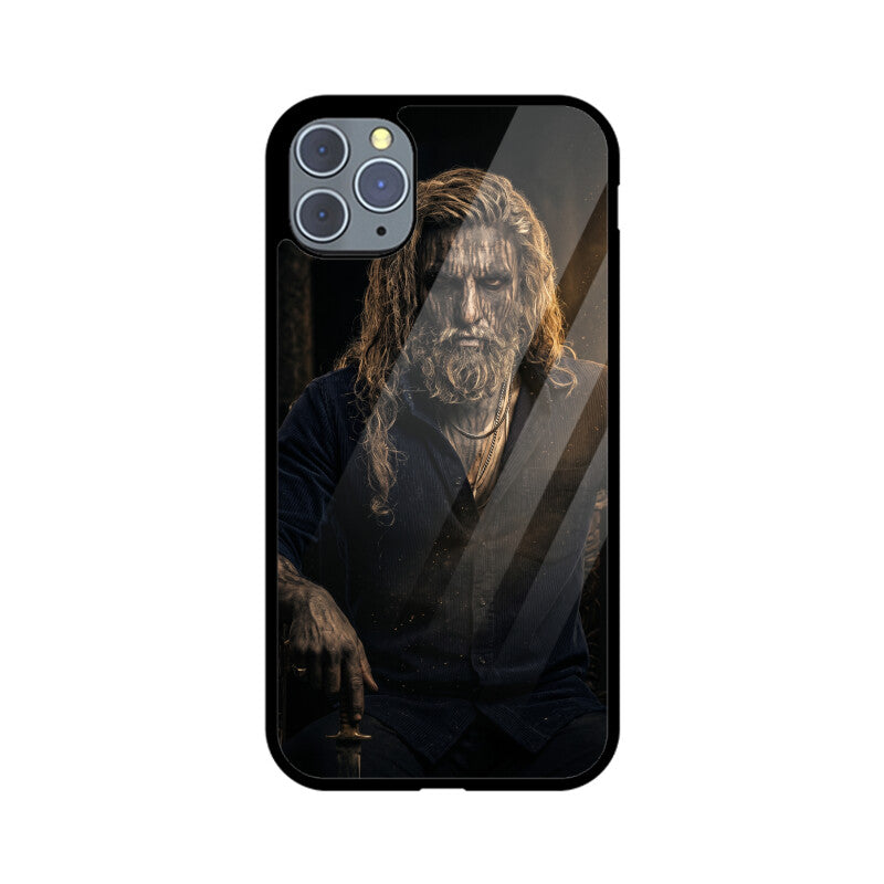 Gizmia – Designer iPhone Cases India | Artistic Covers from ₹399 - Dhurandhar Tribal Beast Mode iPhone Case – Ranveer Singh Glass Cover | Gizmia