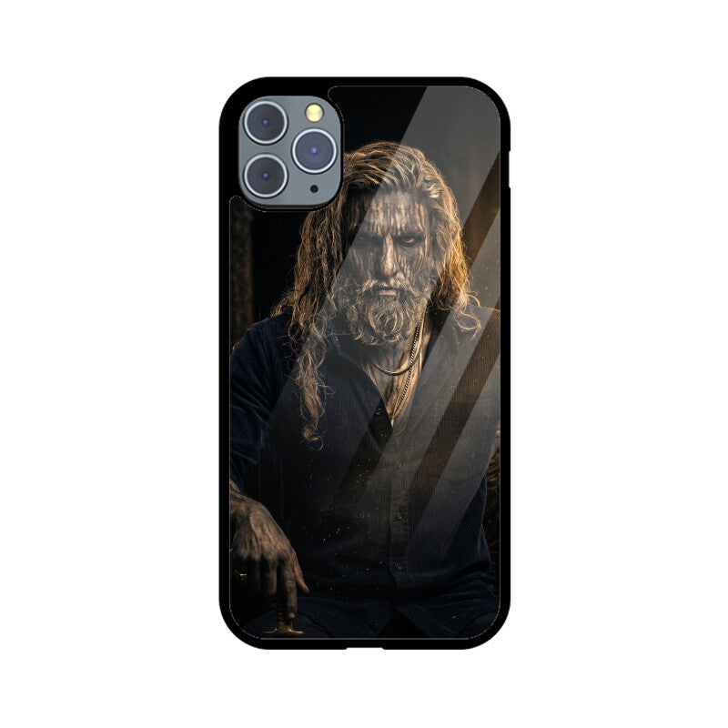 Gizmia – Designer iPhone Cases India | Artistic Covers from ₹399 - Dhurandhar Tribal Beast Mode iPhone Case – Ranveer Singh Glass Cover | Gizmia