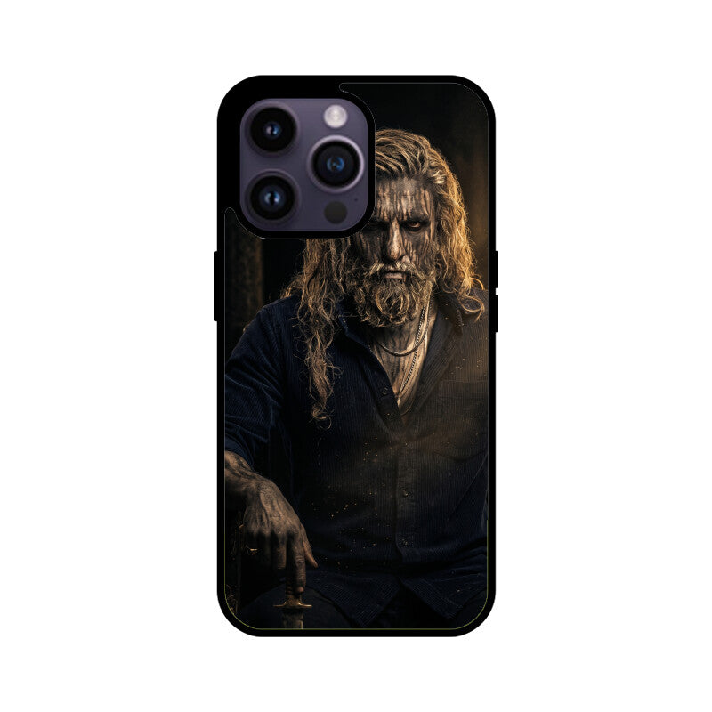 Gizmia – Designer iPhone Cases India | Artistic Covers from ₹399 - Dhurandhar Tribal Beast Mode iPhone Case – Ranveer Singh Glass Cover | Gizmia